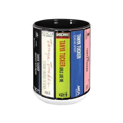 Tanya Tucker Albums Cassette Retro Collection Accent Mug