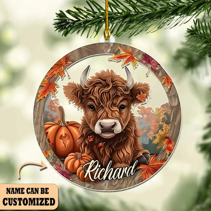 Cow Ornament Christmas - Gift For Cow Lover's