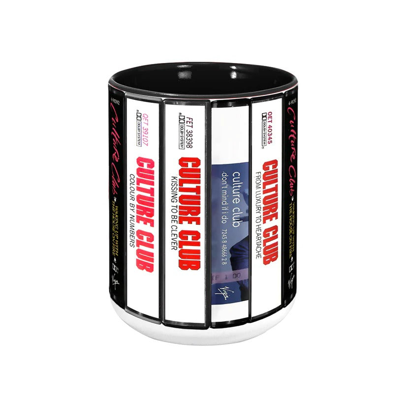Culture Club Albums Cassette Collection Retro Accent Mug
