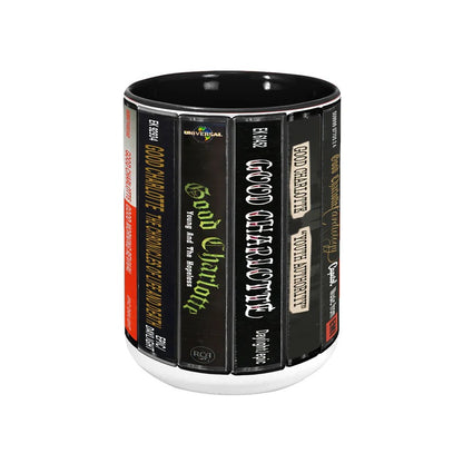 Good Charlotte Albums Cassette Collection Retro Accent Mug