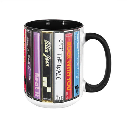 Michael Jackson Music Cassette Retro Collection Accent Mug