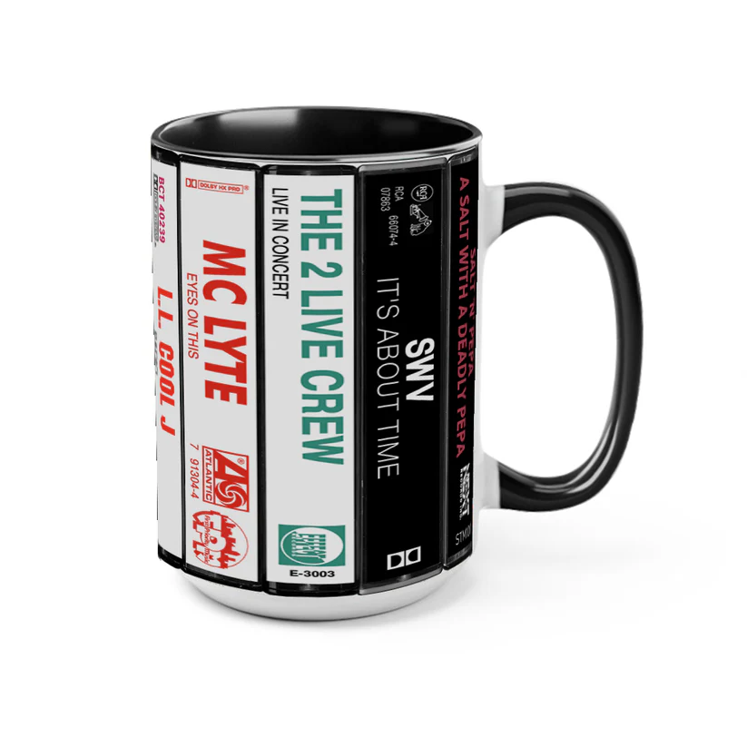 Hip Hop Tapes Cassette Collection Retro Accent Mug