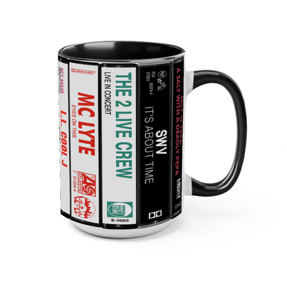 Hip Hop Tapes Cassette Collection Retro Accent Mug