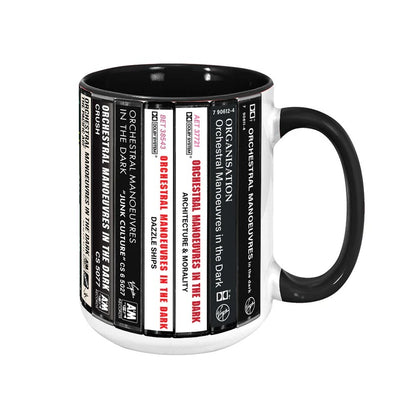 Orchestral Manoeuvres In The Dark Albums Cassette Collection Retro Accent Mug
