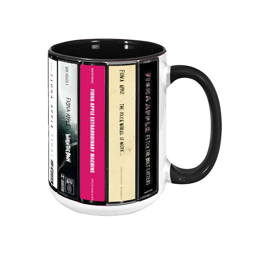 Fiona Apple Albums Cassette Collection Retro Accent Mug