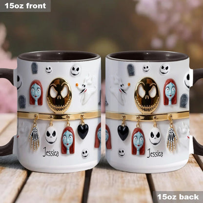 The Couple Nightmare Mug - Personalized Couple Accent Mug