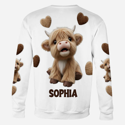 Highland Cow - Personalized All Over Print Shirt