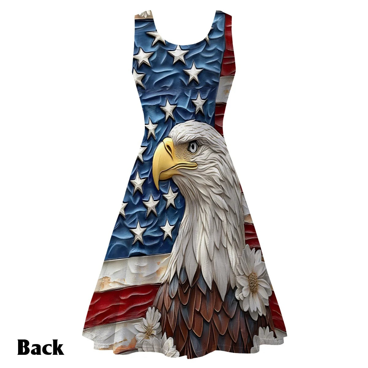 God Bless America - Personalized Sleeveless Dress