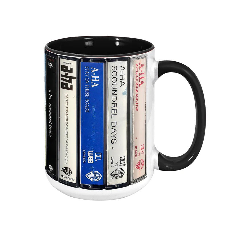A-Ha Albums Cassette Retro Collection Accent Mug