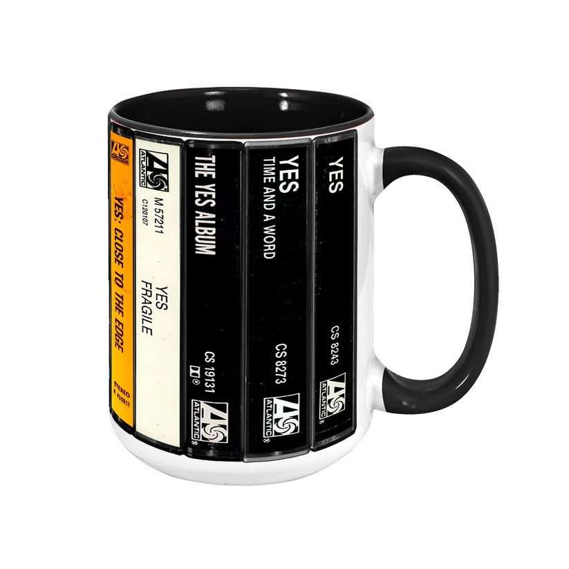YES Albums Retro Cassette Collection Accent Mug