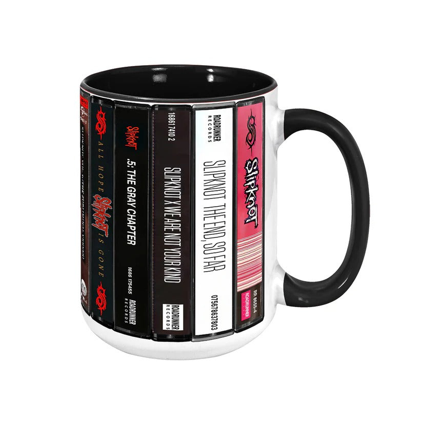 Slipknot Albums Cassette Collection Retro Accent Mugs