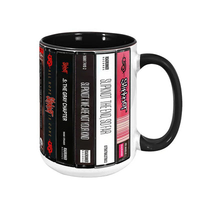 Slipknot Albums Cassette Collection Retro Accent Mugs