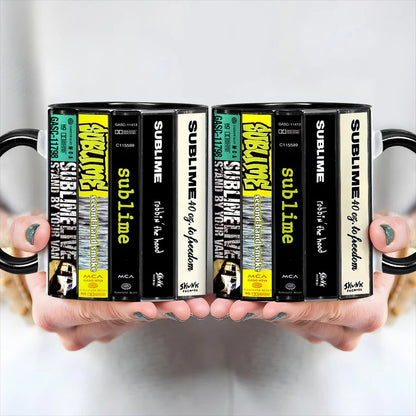 Sublime Albums Cassette Collection Retro Accent Mug