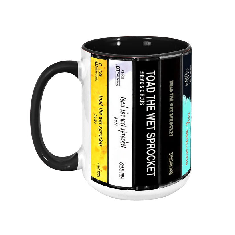 Toad the Wet Sprocket Albums Cassette Collection Retro Accent Mug