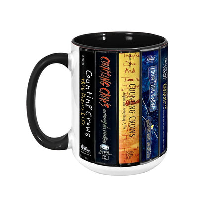 Counting Crows Albums Cassette Collection Retro Accent Mug