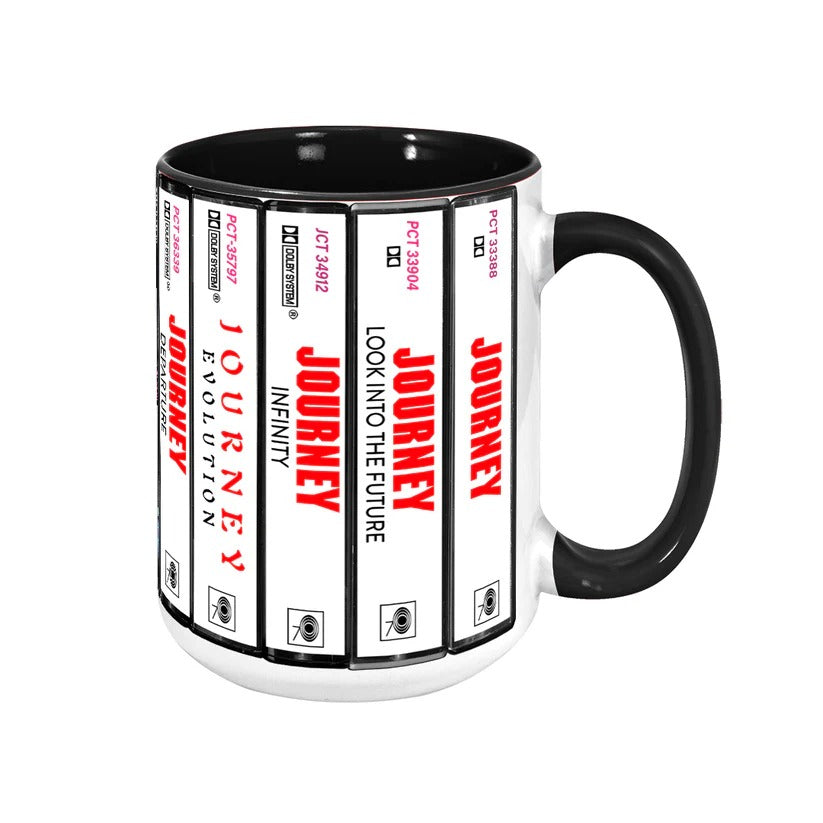 Journey Albums Cassette Retro Collection Accent Mug