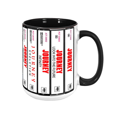 Journey Albums Cassette Retro Collection Accent Mug