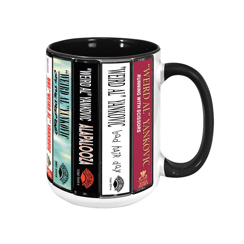 Weird AI Albums Cassette Collection Retro Accent Mug
