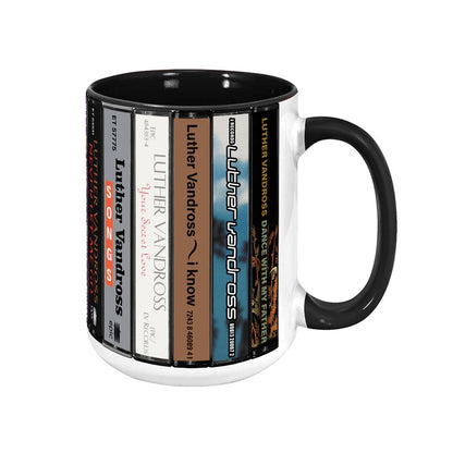 Sade Albums Cassette Collection Retro Accent Mug