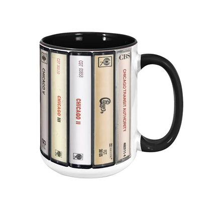 Chicago Albums Cassette Retro Collection Accent Mug