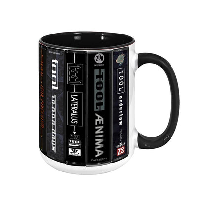 Tool Albums Cassette Collection Retro Accent Mug