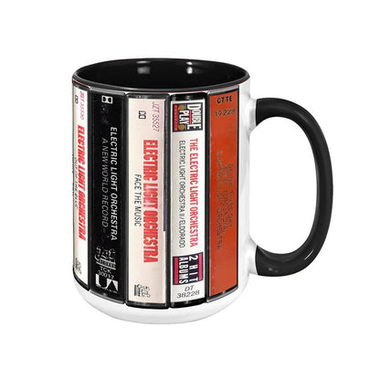 Electric Light Orchestra Albums Cassette Retro Accent Mug