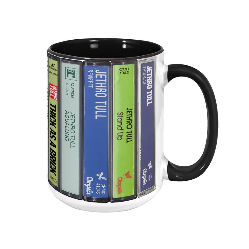 Jethro Tull Albums Cassette Retro Collection Accent Mug
