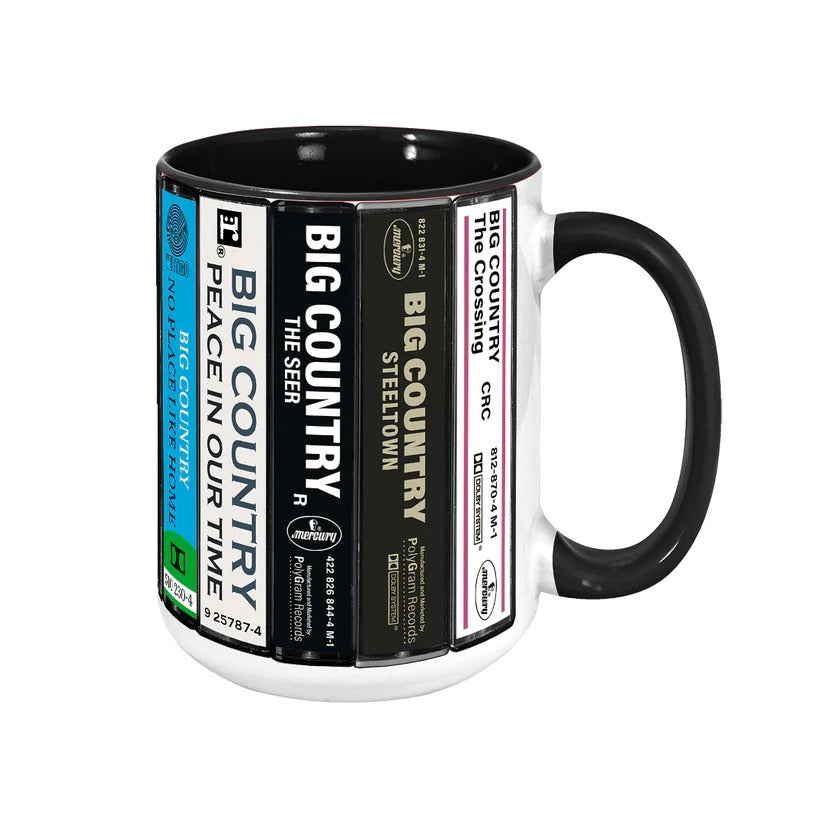 Big Country Albums Cassette Collection Retro Accent Mug