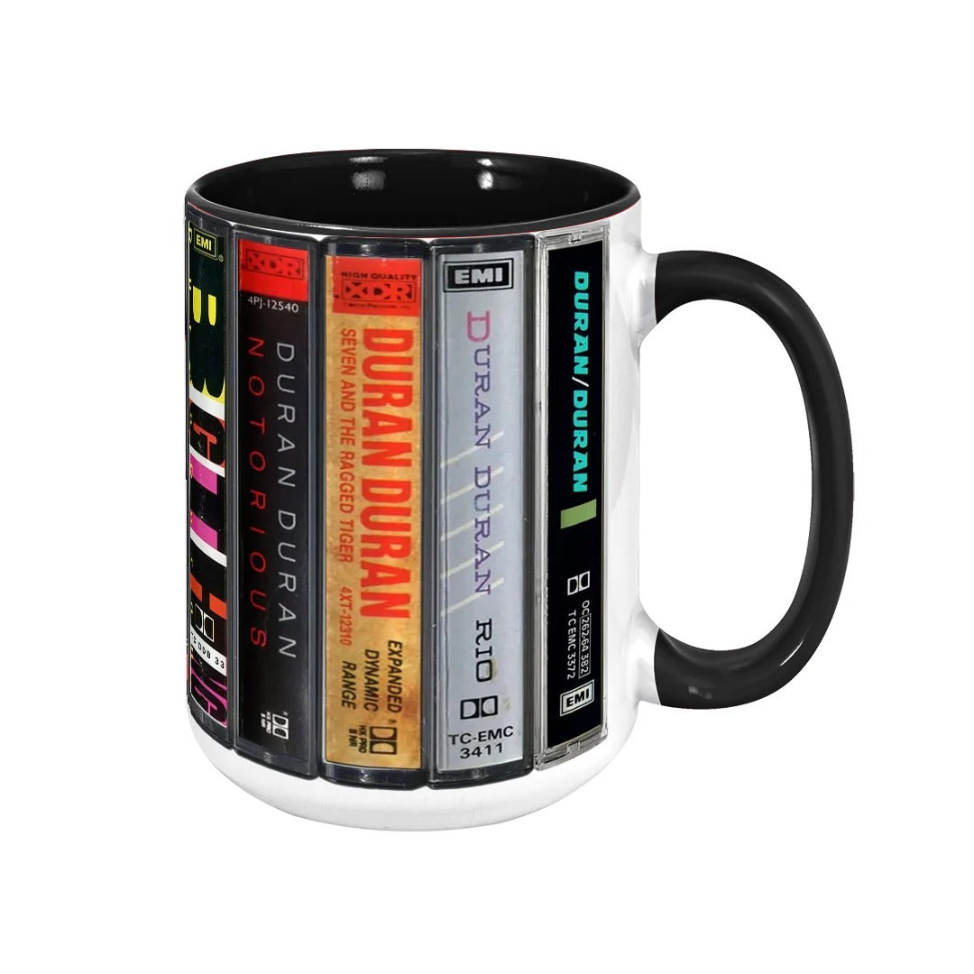 Duran Duran Albums Cassette Retro Collection Accent Mug