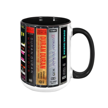 Duran Duran Albums Cassette Retro Collection Accent Mug