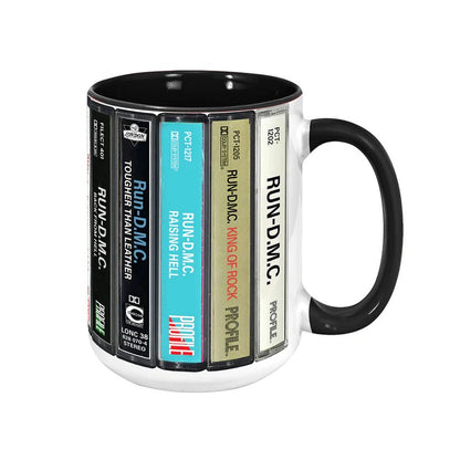 Run-D.M.C. Albums Cassette Retro Collection Accent Mug