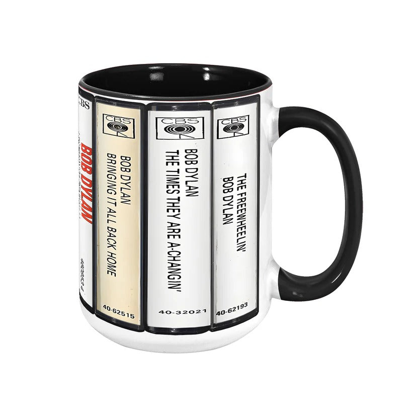 Bob Dylan Cassette Retro Collection Accent Mug