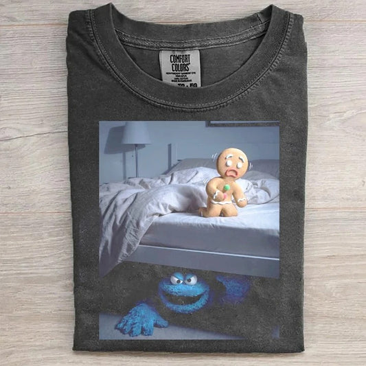 Vintage Cookie Nightmare Funny Tee