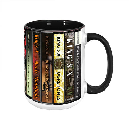 King’s X Albums Cassette Collection Retro Accent Mug
