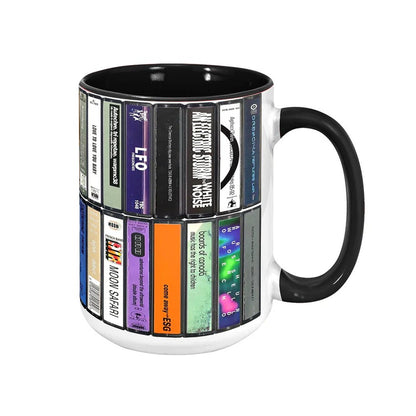 Electronic Dance Music Albums Cassette Collection Accent Mug