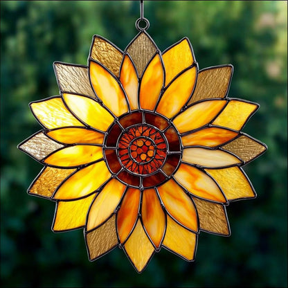 Sunflower Acrylic Window, Sunflowers Window Hanging