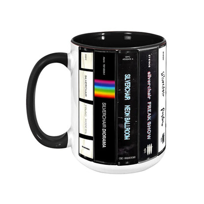 Silverchair Albums Cassette Collection Retro Accent Mug