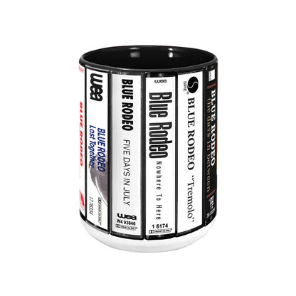 Blue Rodeo Albums Cassette Collection Retro Accent Mug