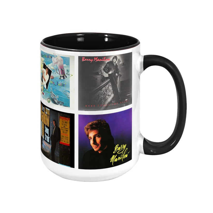 Barry Manilow Albums Cover 80s Collection Retro Mug
