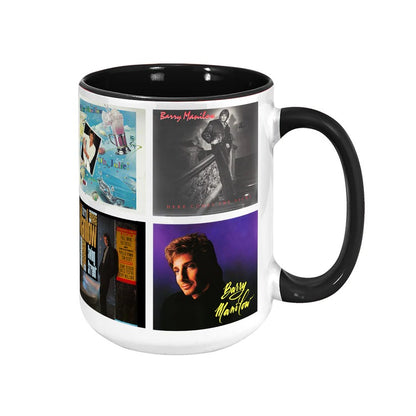 Barry Manilow Albums Cover 80s Collection Retro Mug