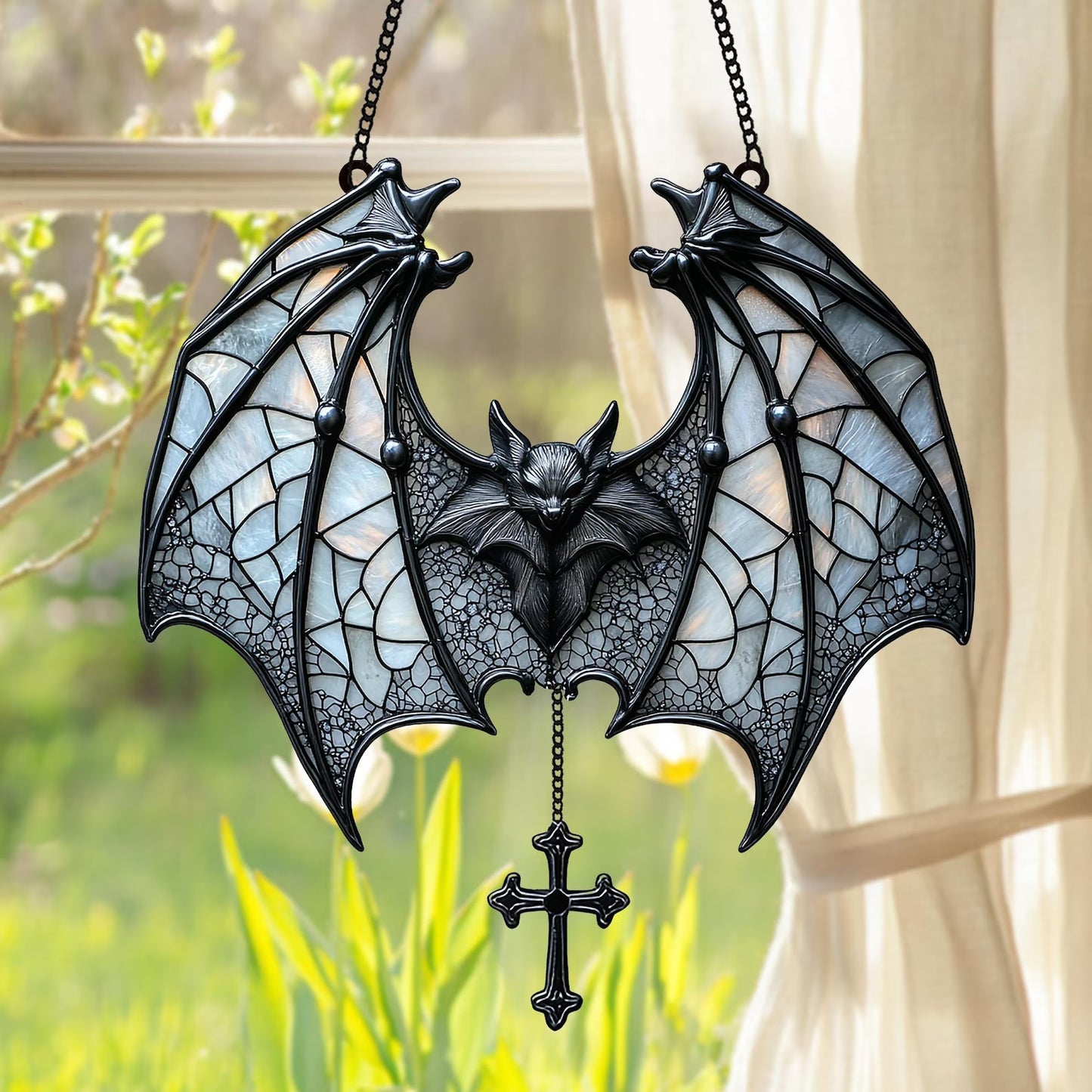 Gothic Bat Acrylic Window Suncatcher