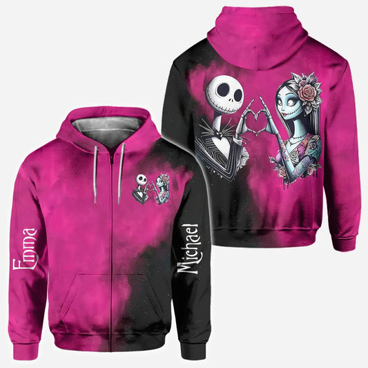 Couple Shirt - Personalized couple All Over Print Shirt