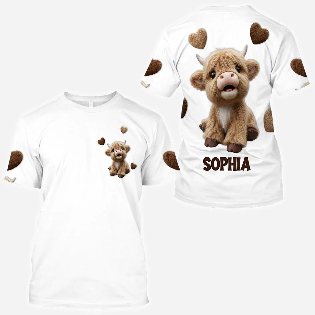 Highland Cow - Personalized All Over Print Shirt