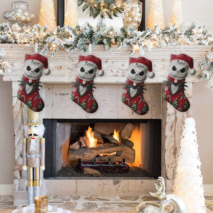 Personalised Couple Scary Christmas Stocking
