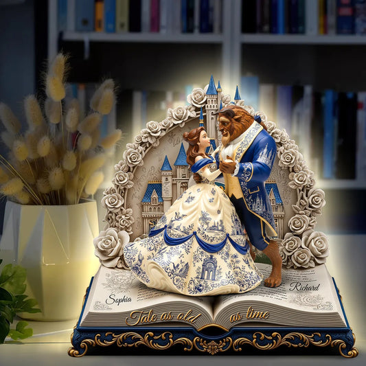 Romantic Couple Acrylic Light Box, Personalized Gift For Couples