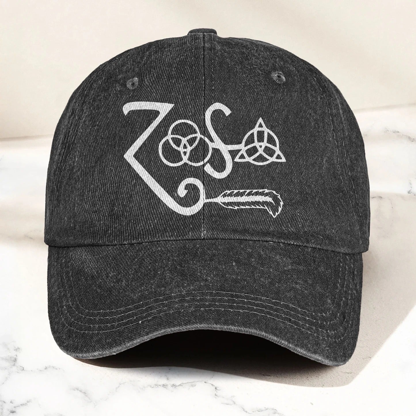 Led Zeppelin Denim Cap – Retro Classic Rock Music Inspired Hat