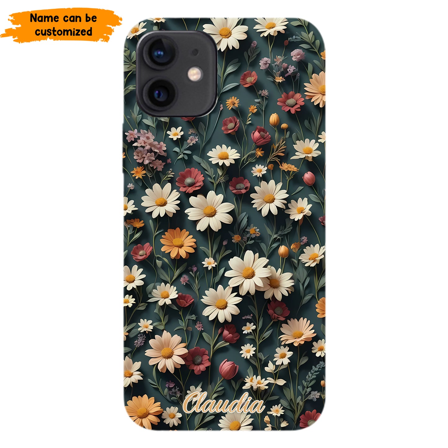Beautiful Wildflower - Personalized Flower Phone Case