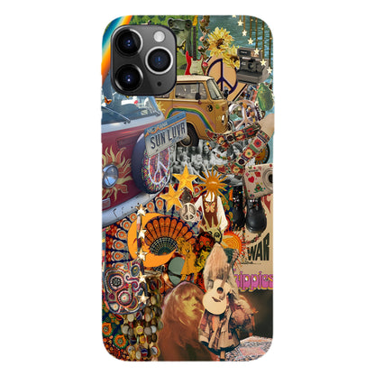 Psychedelic Hippie Collage Phone Case
