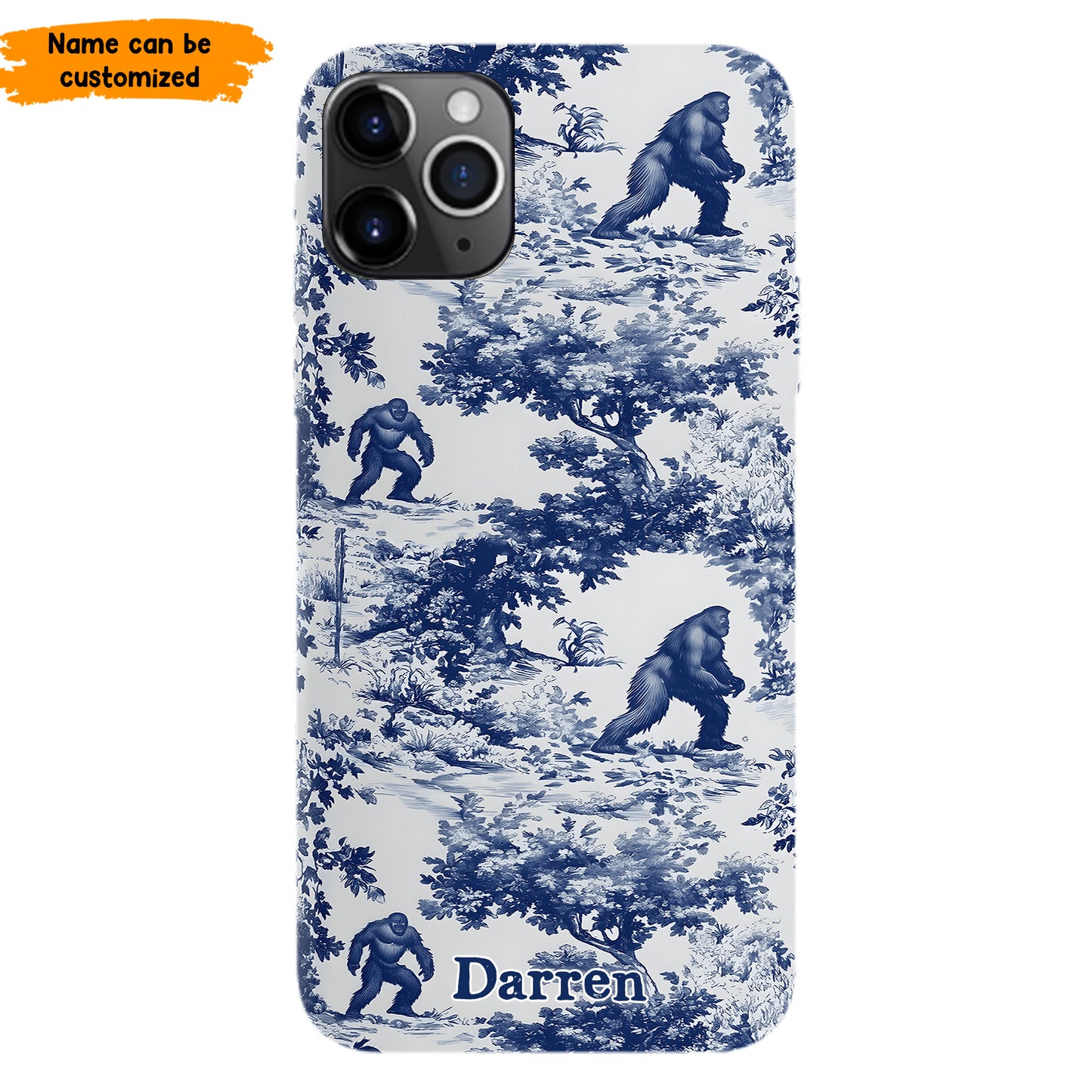 Toile Of The Wild - Personalized Bigfoot Phone Case
