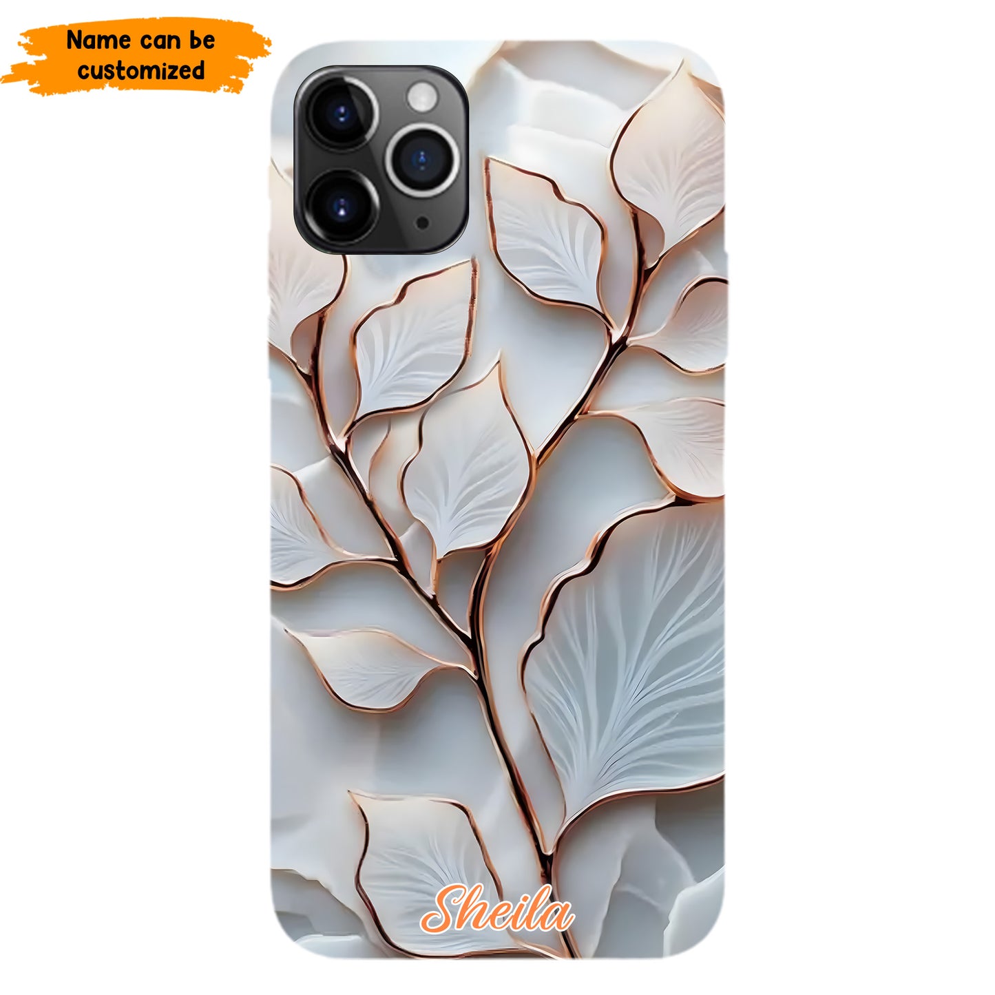 Personalized Elegant Leaf Phone Case